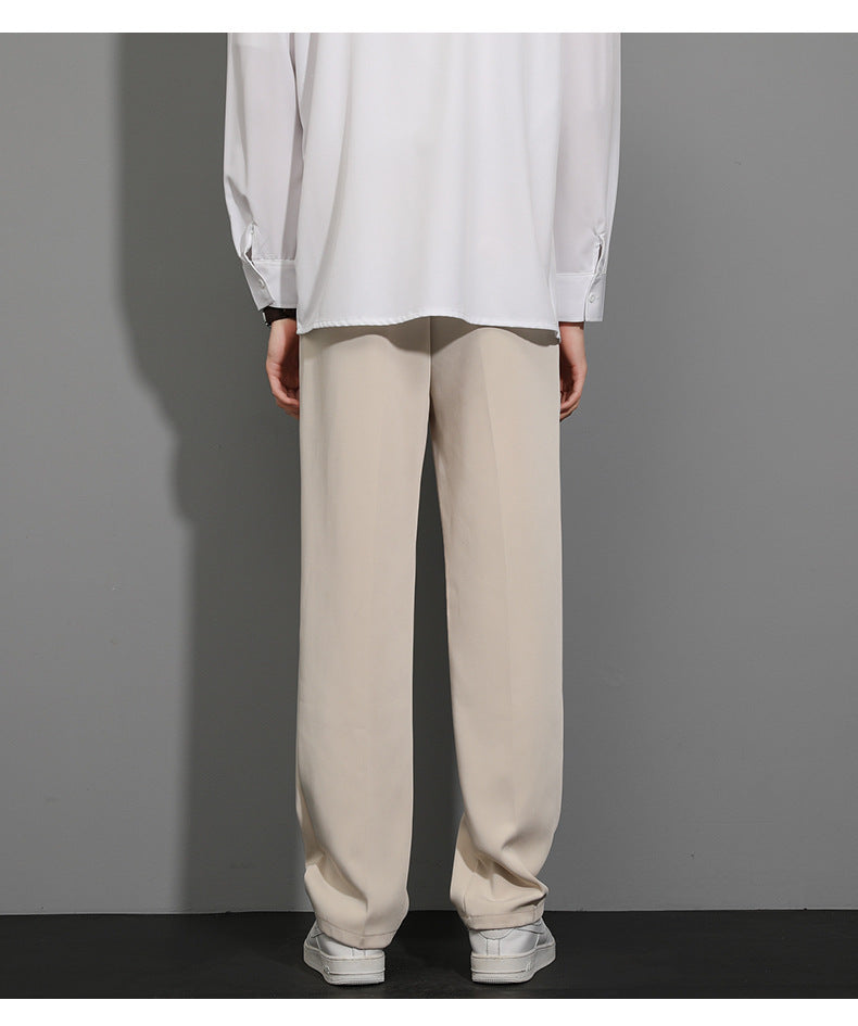 Ice Silk Leisure Summer Men's Slim Trousers