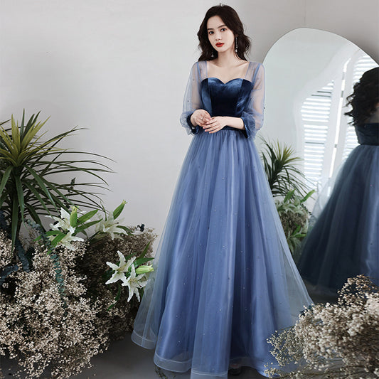 Velour Éclat Gown
