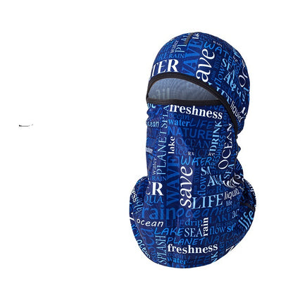 Sports Ice Silk Sunscreen Mask Summer Women