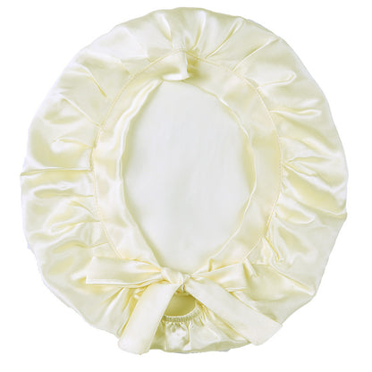 Women's Solid Color Hair Care Silk Nightcap