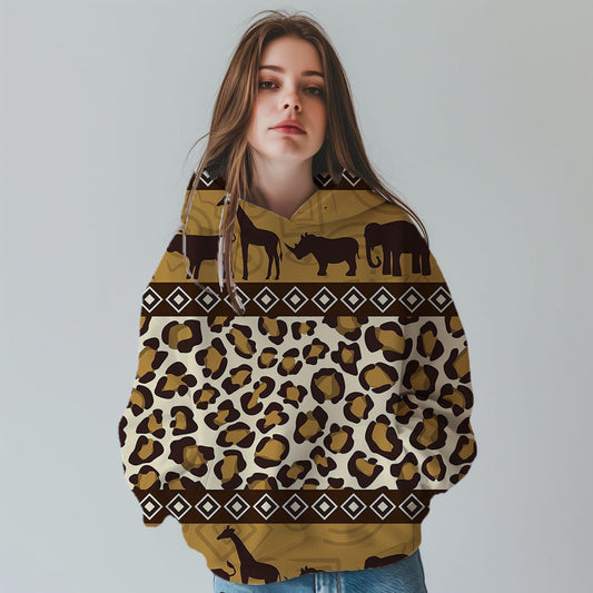 WildVision 3D Leopard Sweater