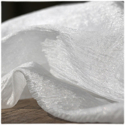 Pleated Three-dimensional Texture Silk Yarn Fabric
