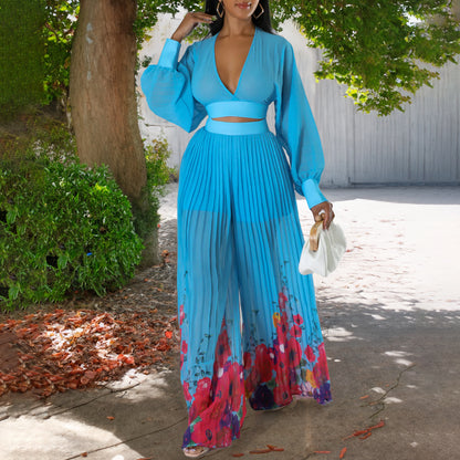 ÉlanVibe Chiffon Flair Set