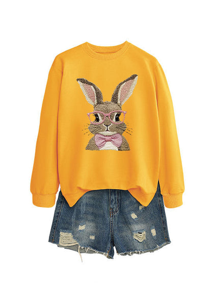 CinnaHop Bow Bunny Sweatshirt
