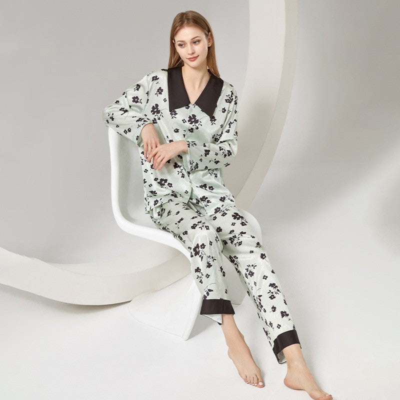 Ice Silk Pajamas Thin Homewear
