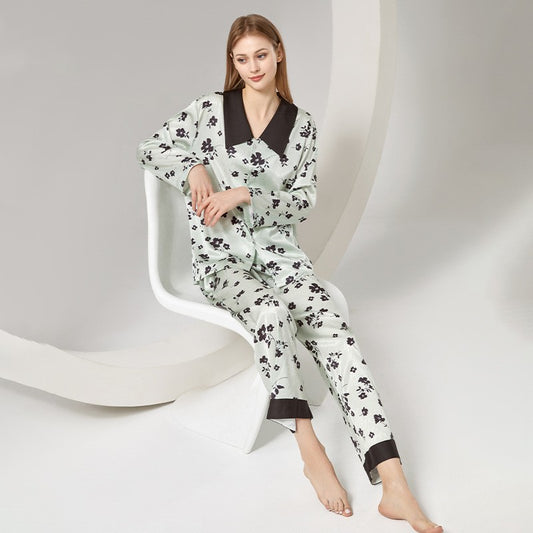 Ice Silk Pajamas Thin Homewear