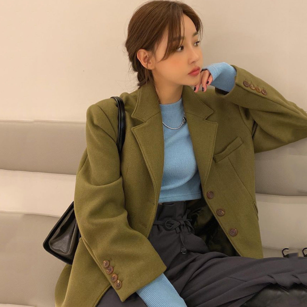 EdgeAura Woolen Suit Jacket