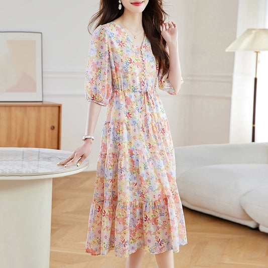 BloomCinch Dress