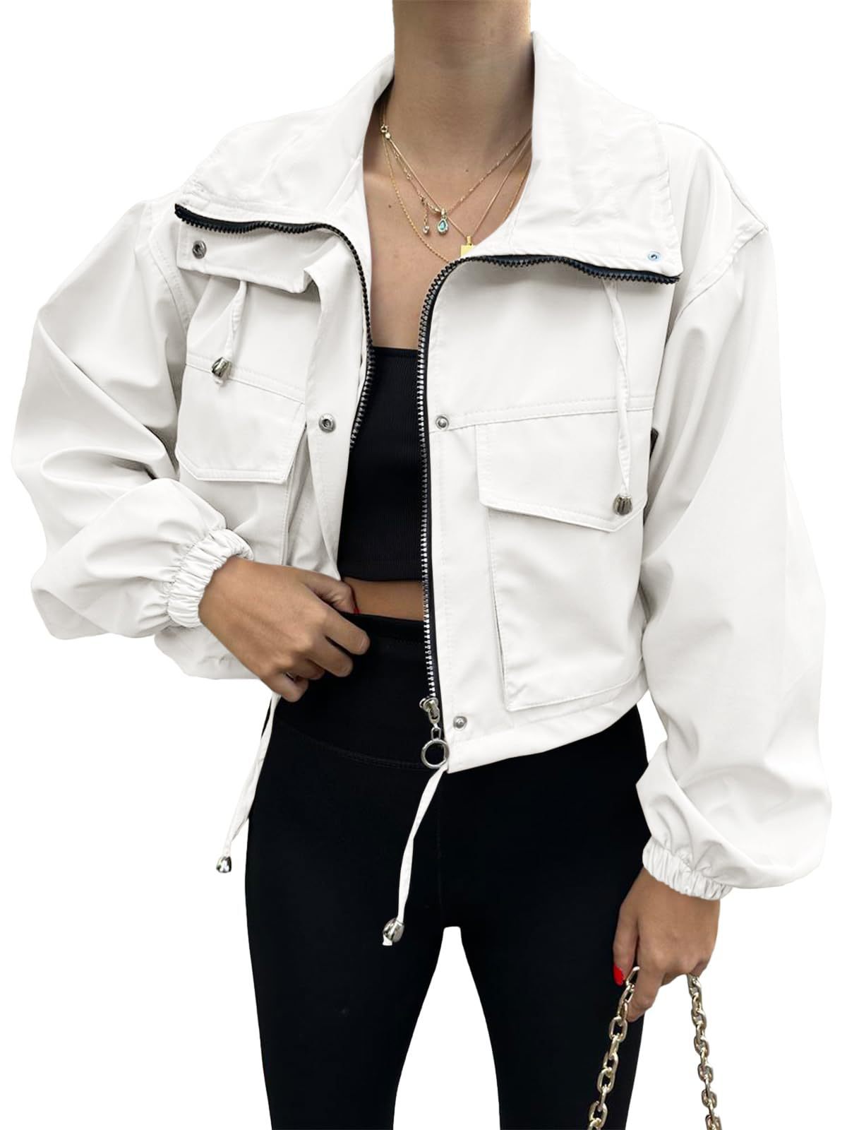 MetroMist Zip Trench Jacket