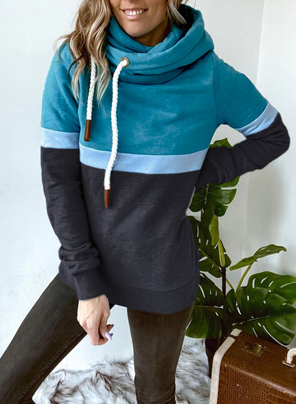 CozyCrest Turtleneck Hoodie