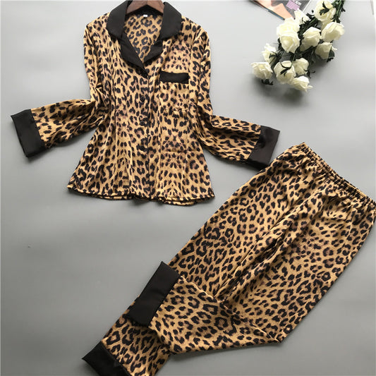 Female Imitation Silk Home Service Suit