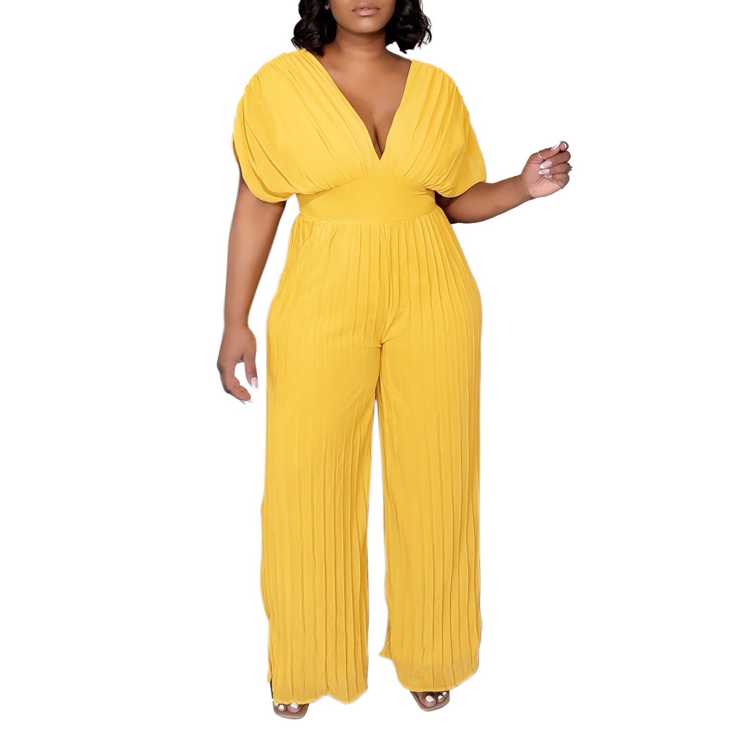 Veloura Essence Pleated Jumpsuit