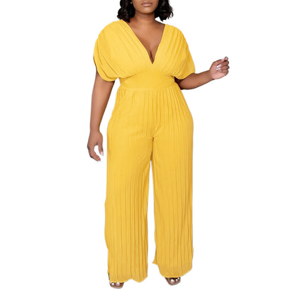 Veloura Essence Pleated Jumpsuit