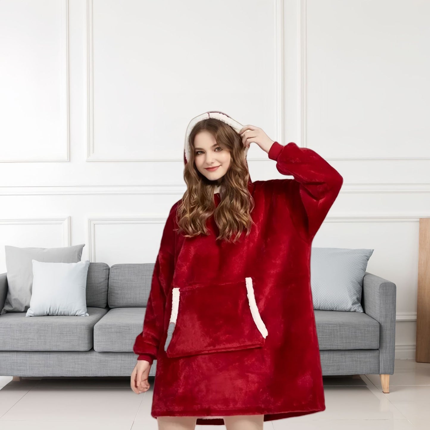 CozyBlend Thermal Flannel Hoodie
