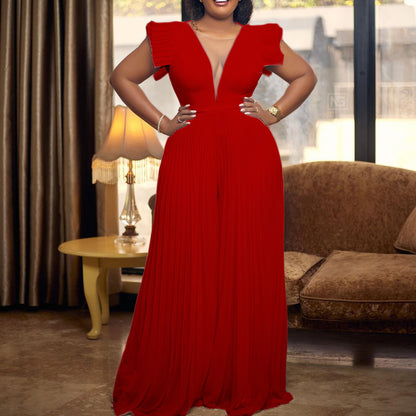 Elysian Grace Wide-Leg Jumpsuit