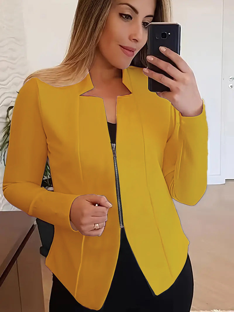 Zenvy Zip Suit Jacket