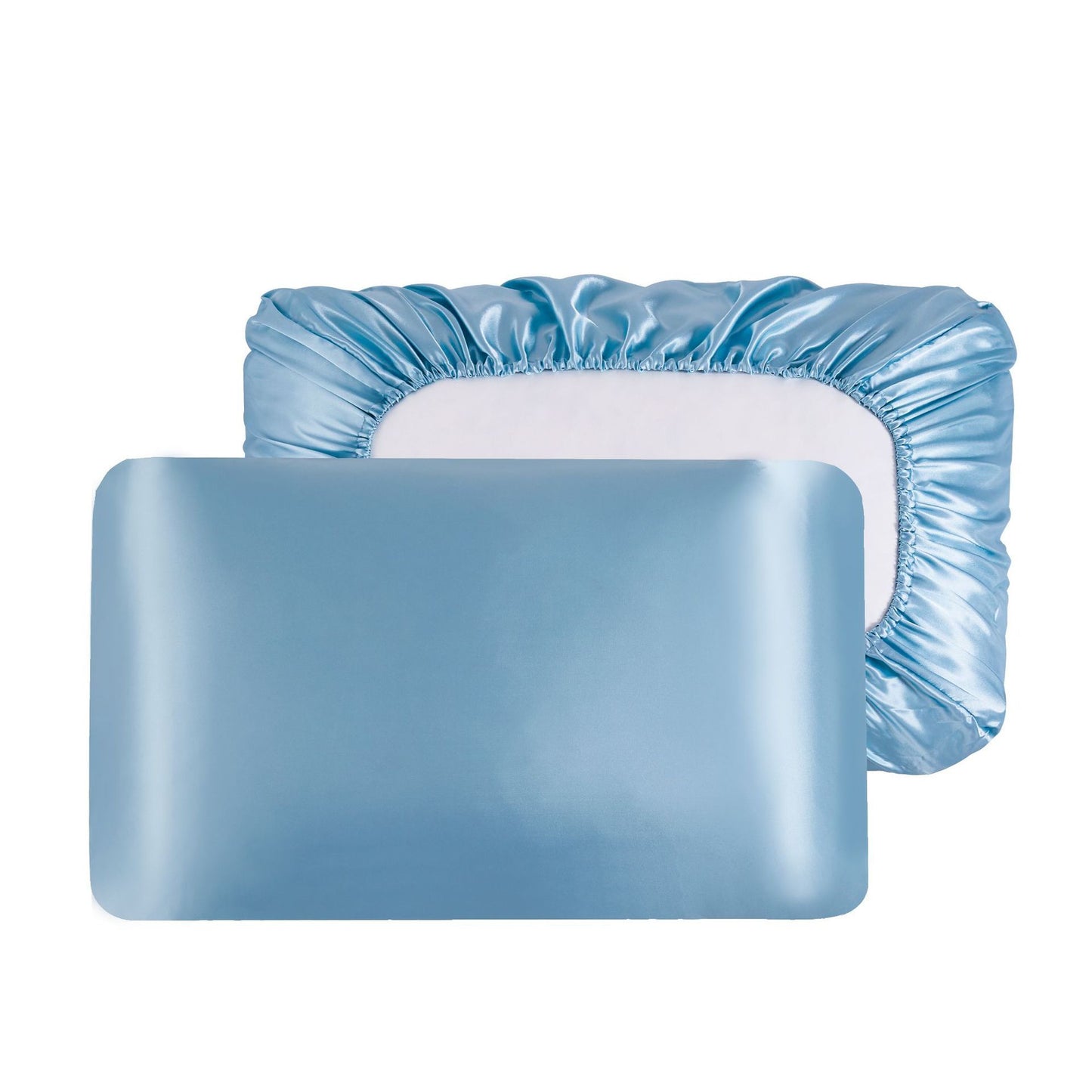 High-end Super Soft Anti-wrinkle Memory Satin Pillowcase Elastic Type