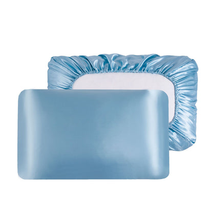 High-end Super Soft Anti-wrinkle Memory Satin Pillowcase Elastic Type