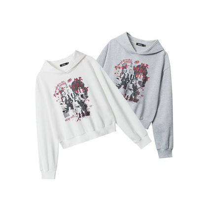 RetroScript™ Short Hoodie