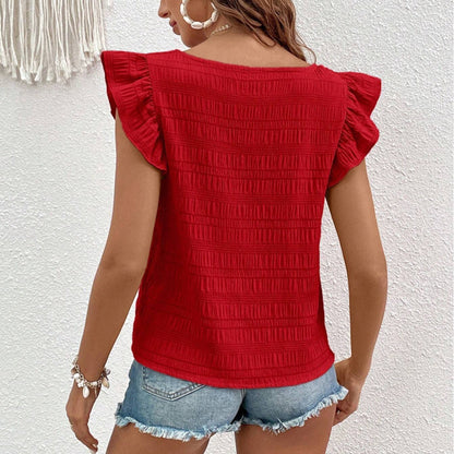 Solavie Ruffle Charm Top