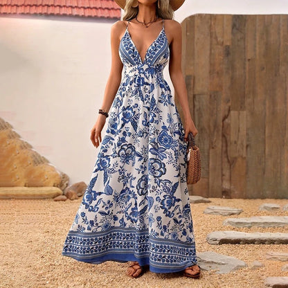 Solflora Strappy Backless Maxi