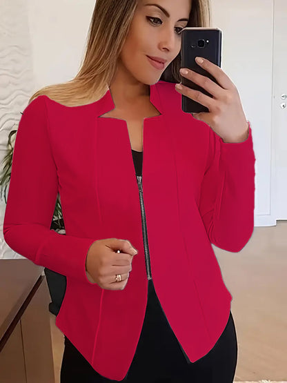 Zenvy Zip Suit Jacket