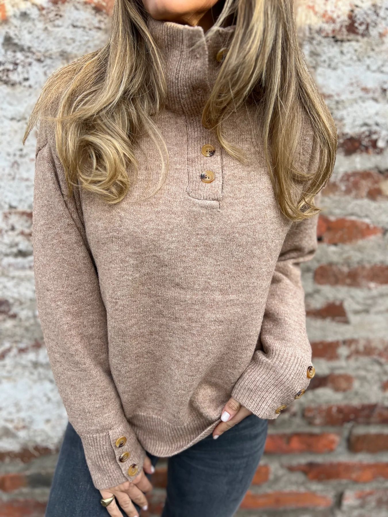 Nordelle Button Sweater