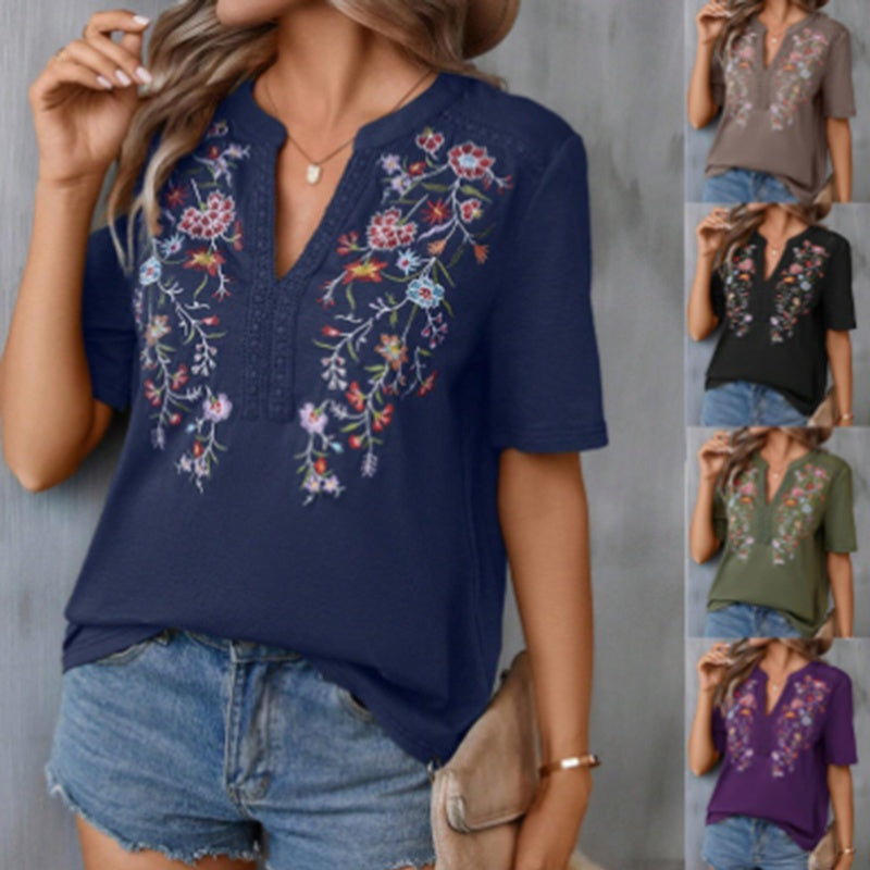 Roselure Embroidered Lace Blouse