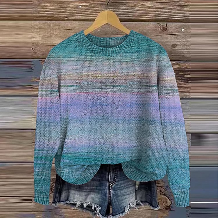 PrintEase Casual Knit