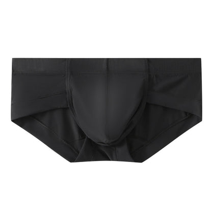 Men's Low Waist Ice Silk Thin Briefs