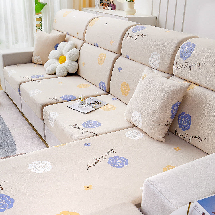 Ice Silk Non-slip Printing Sofa Cover
