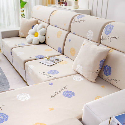 Ice Silk Non-slip Printing Sofa Cover