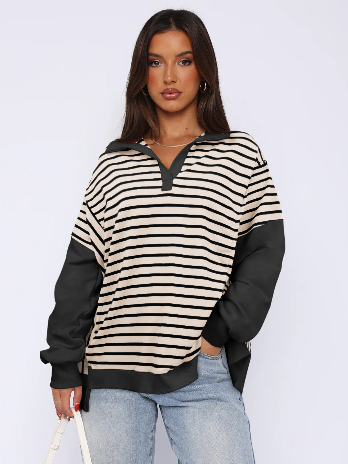 Stripo Luxe Split Sweater