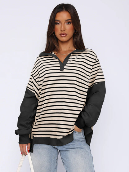Stripo Luxe Split Sweater