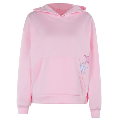 StitchTrend Embroidered Hoodie