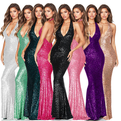 Solstice Reverie Halter Dress