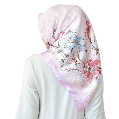 Big Square Scarf Fashion Simulation Silk Scarf