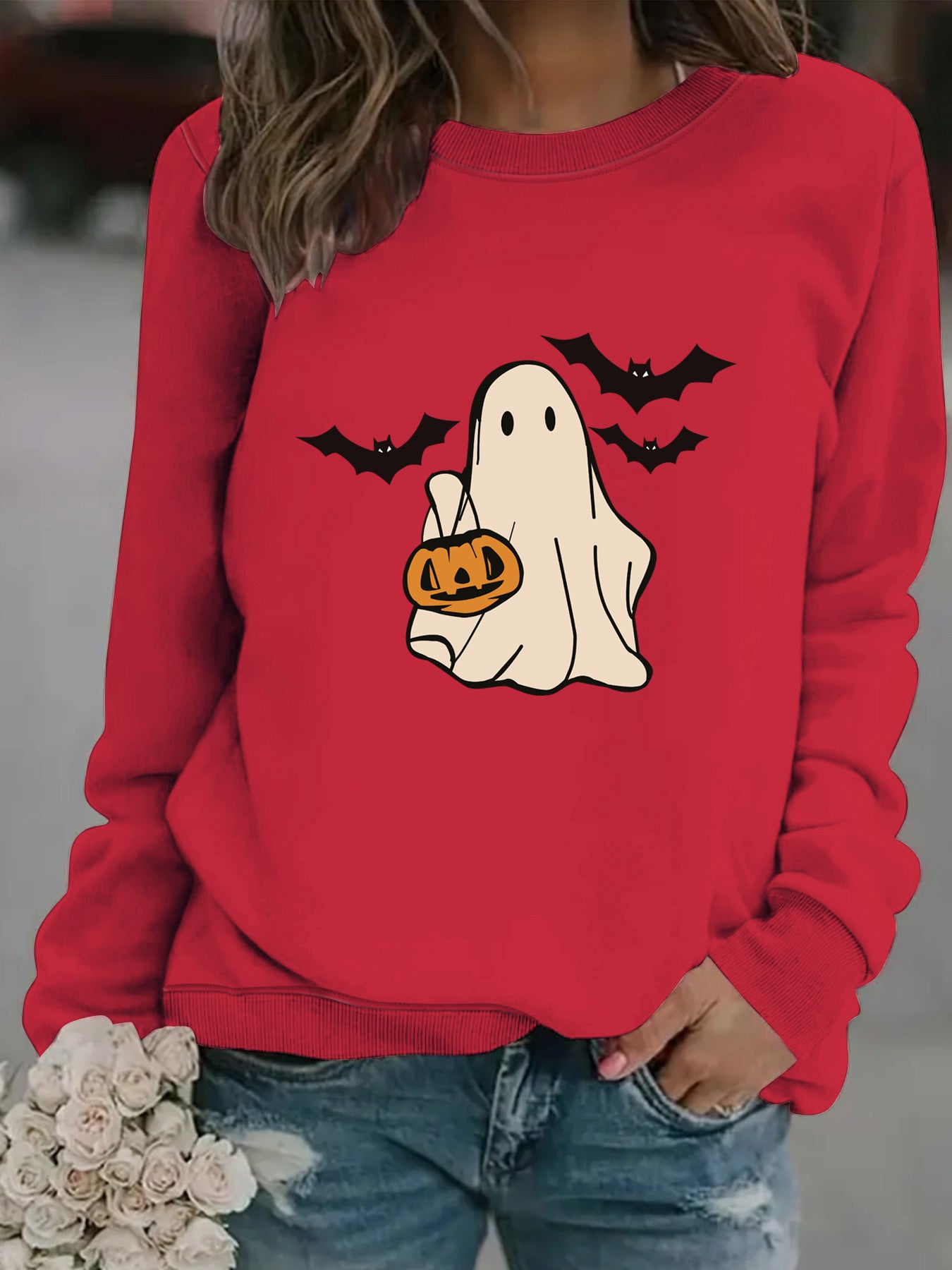 SpookyCharm Ghost Pullover