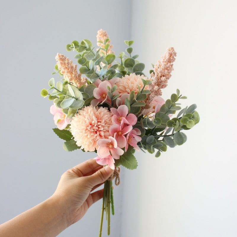 Handwritten Bouquet Decoration Artificial Flower Silk