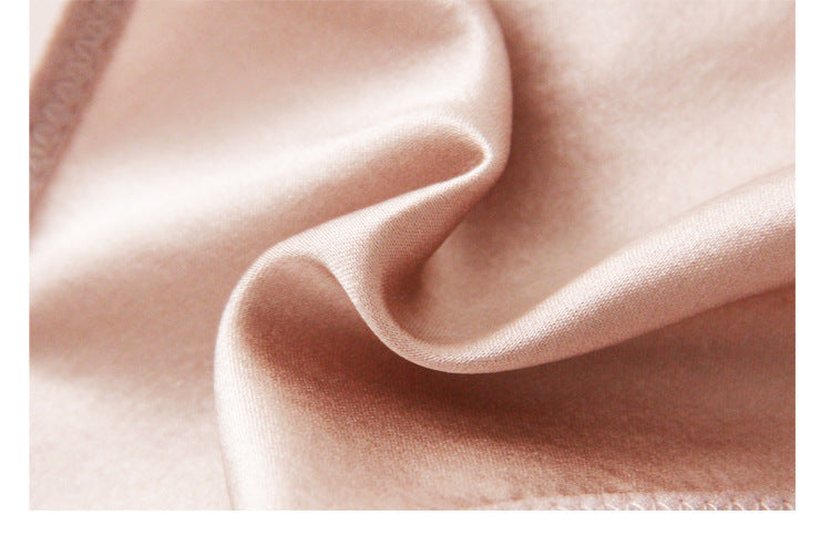 Knitted Mid-waist Silk Satin Mesh Mulberry Silk Underwear