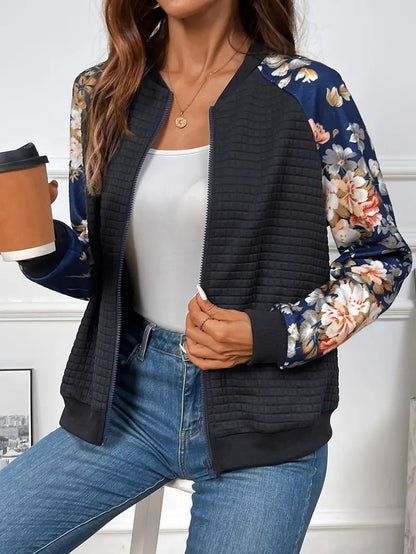 PrintEase Full-Zip Cardigan Coat