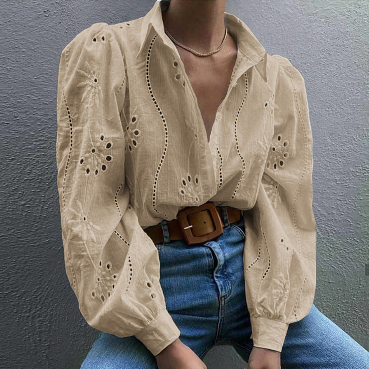 Aeris Whisper Puff Sleeve Cardigan