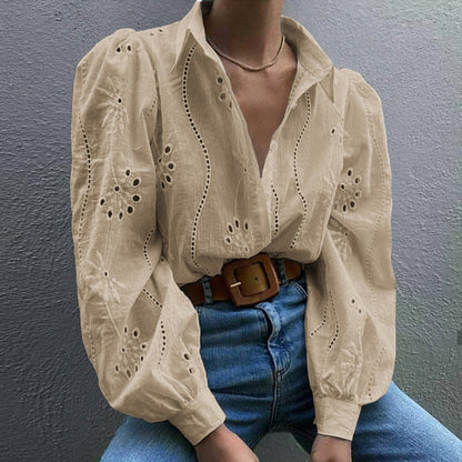 Aeris Whisper Puff Sleeve Cardigan