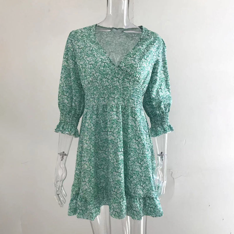 SolBloom Boho Swing Dress