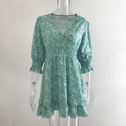 SolBloom Boho Swing Dress