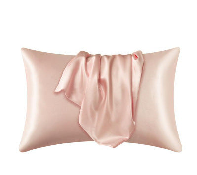 Silk-like Solid Color Pillowcase