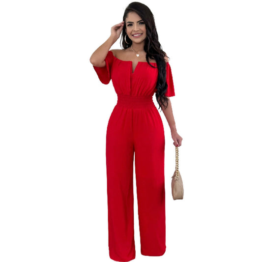 ContourGrace Off-Neck Jumpsuit