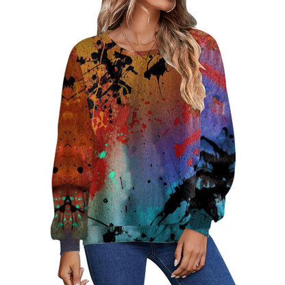 Marvella Cozy Print Sweater