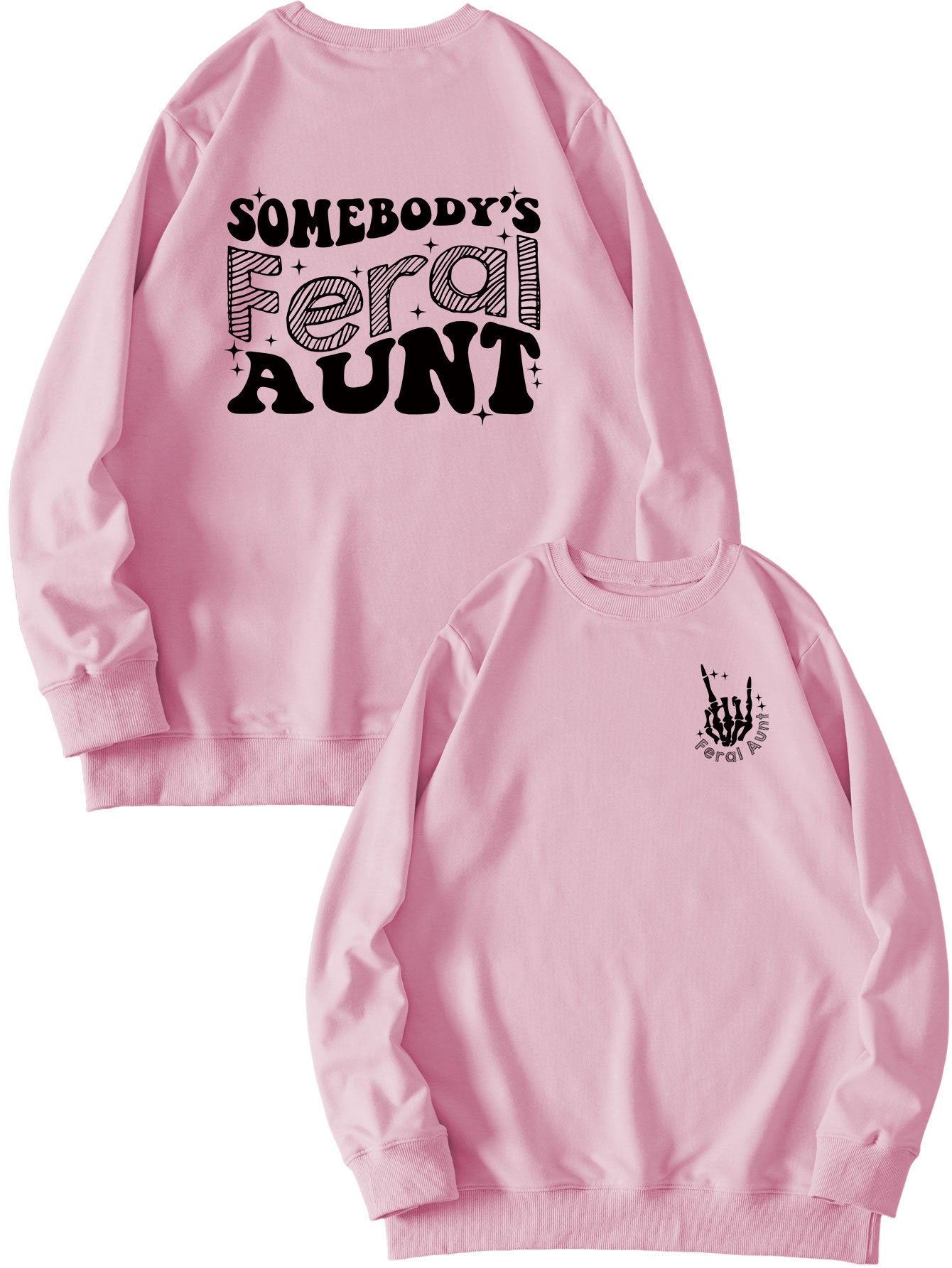 Aurevia Casual Print Sweatshirt