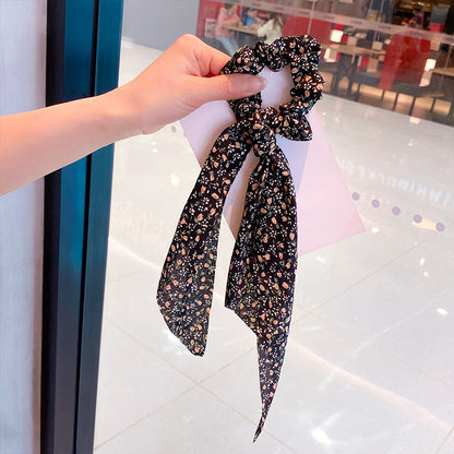 Silk Scarf Headband Women's Summer Turban Spring Tie Hair Accessories
